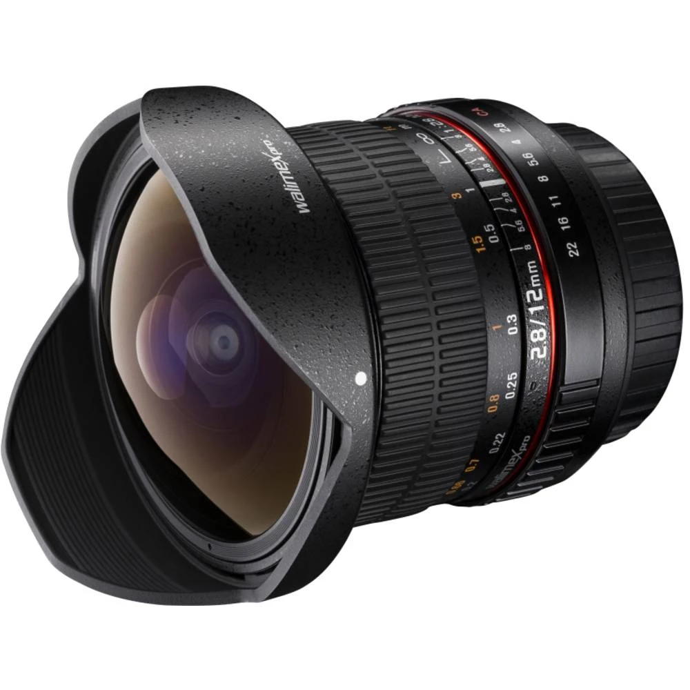 Fish-Eye objektiv Walimex Pro f/22 - 2.8 12 mm slika