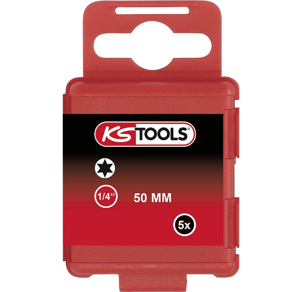 KS Tools 911.3372 9113372 Torx bit T 4 specijalni čelik poniklovani E 6.3 5 St. slika