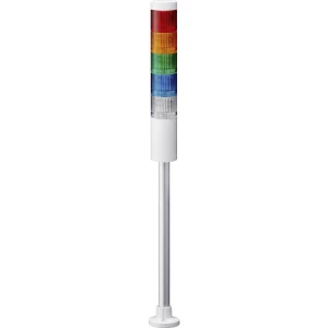 Signalni toranj LED Patlite LR5-402PJBW-RYGB 4-bojno, Crvena, Žuta, Zelena, Plava boja 4-bojno, Crvena, Žuta, Zelena, Plava boja slika