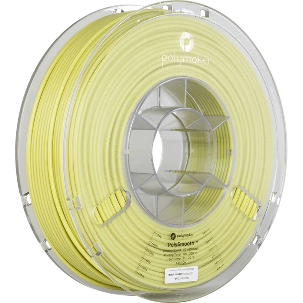 Polymaker PJ01024 PolySmooth 3D pisač filament PVB može se polirati 2.85 mm 750 g bež boja  1 St. slika