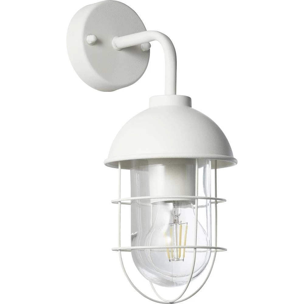 Vanjsko zidno svjetlo LED E27 60 W Brilliant Utsira 96348/05 Bijela (mat) slika