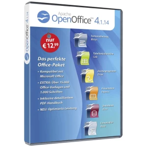 Markt & Technik OpenOffice 4.1.14 puna verzija 1 licenca Windows Office paket slika