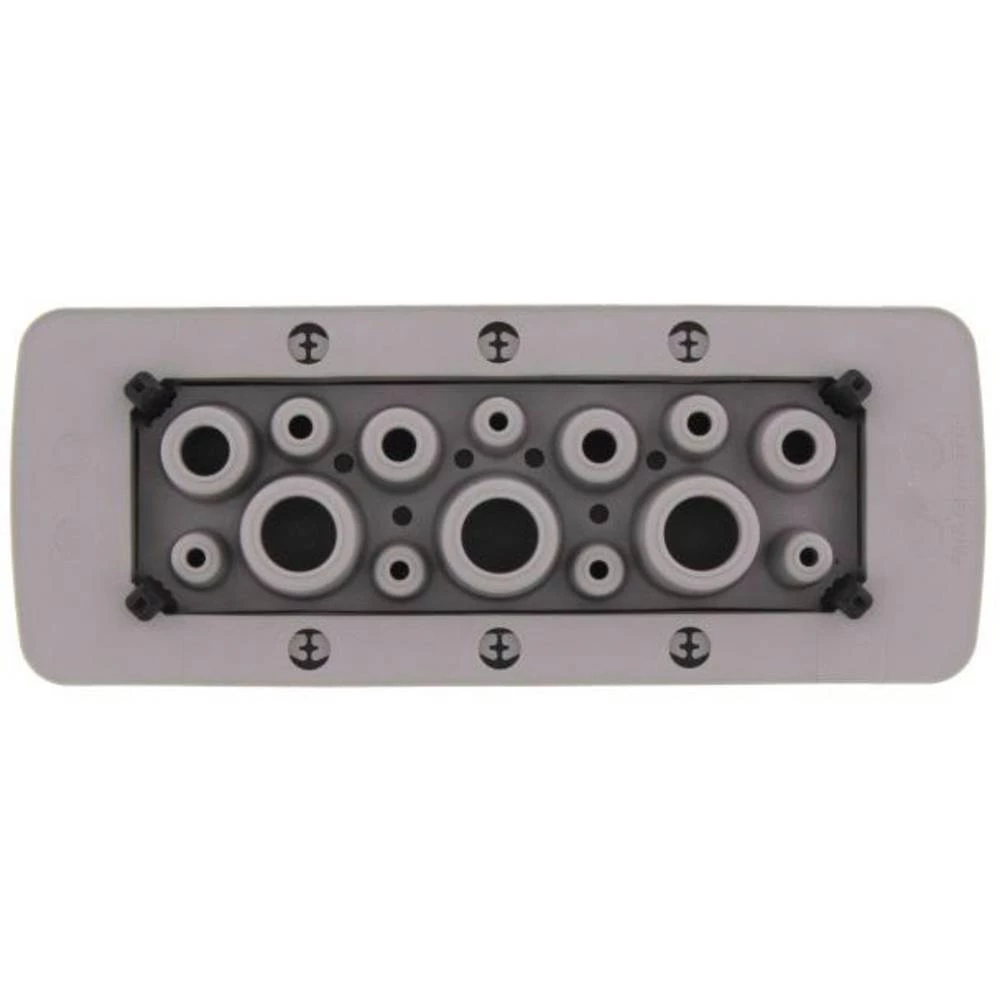 CONTA-CLIP KES-R 14/24 GR kabelska uvodnica    Debljina ploče (maks.) 2 mm poliamid 6.6 siva 10 St. slika