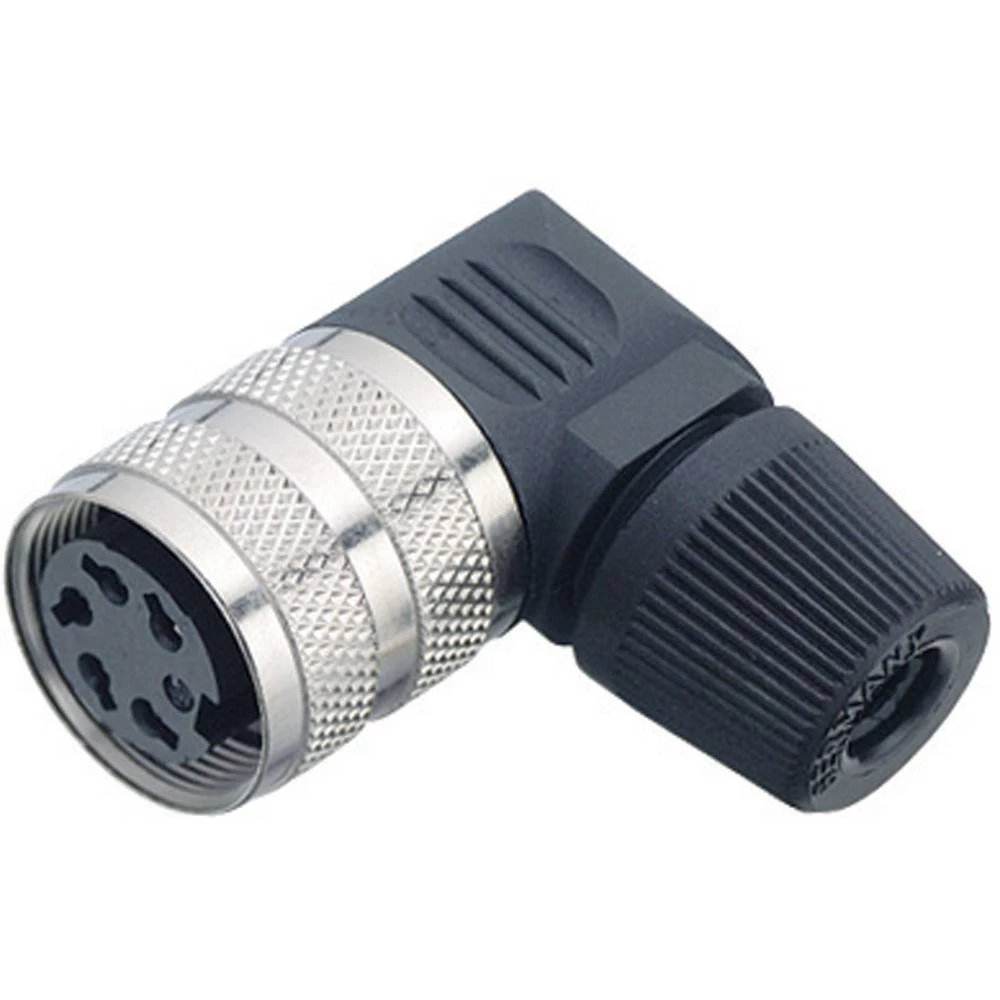 binder 09-0138-70-04 okrugli utikač kutni muški konektor Ukupan broj polova: 4 Serija (Okrugli utični konektori): 682 1 slika