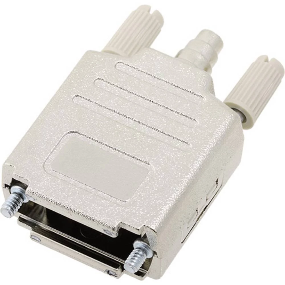 D-SUB kućište Broj polova: 9 Umjetna masa, metalizirana 180 ° Srebrna encitech DPPK-M-09 100 ST slika