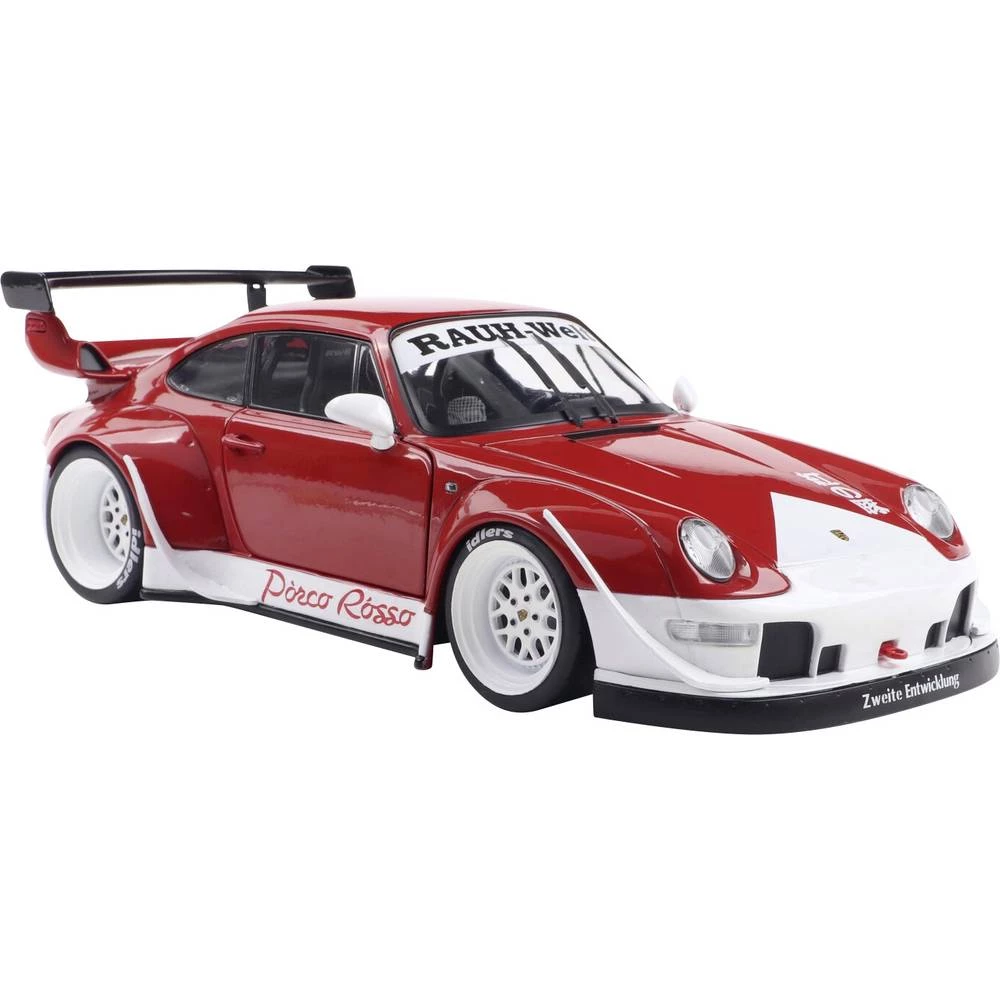 Solido model automobila Porsche RWB BODYKIT PORCO ROSSO crveni gotovi model model automobila slika