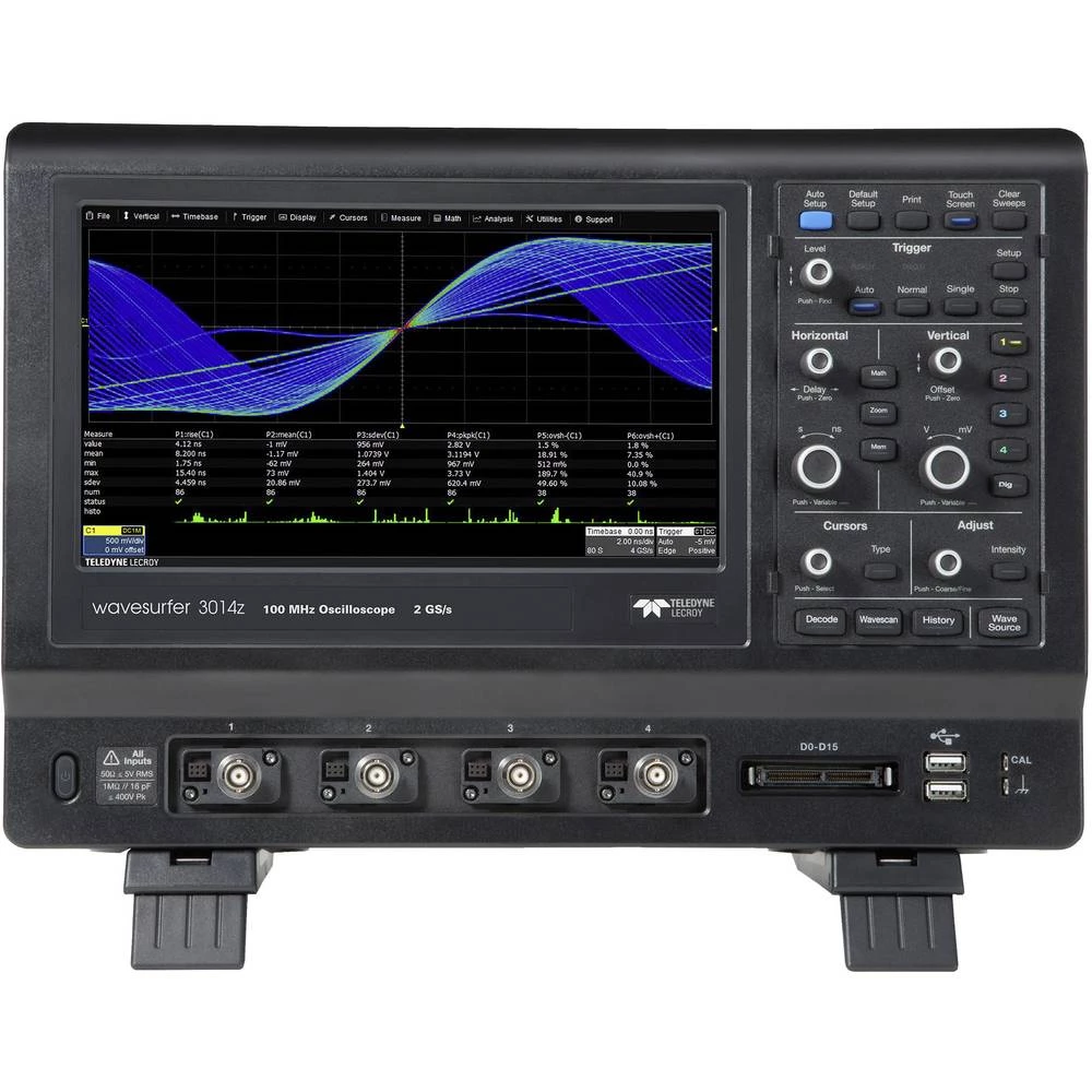 Digitalni osciloskop Teledyne LeCroy WaveSurfer 3024z 200 MHz 20-kanalni 2 GSa/s 10 Mpts 8 Bit Digitalni osciloskop s memorijom slika