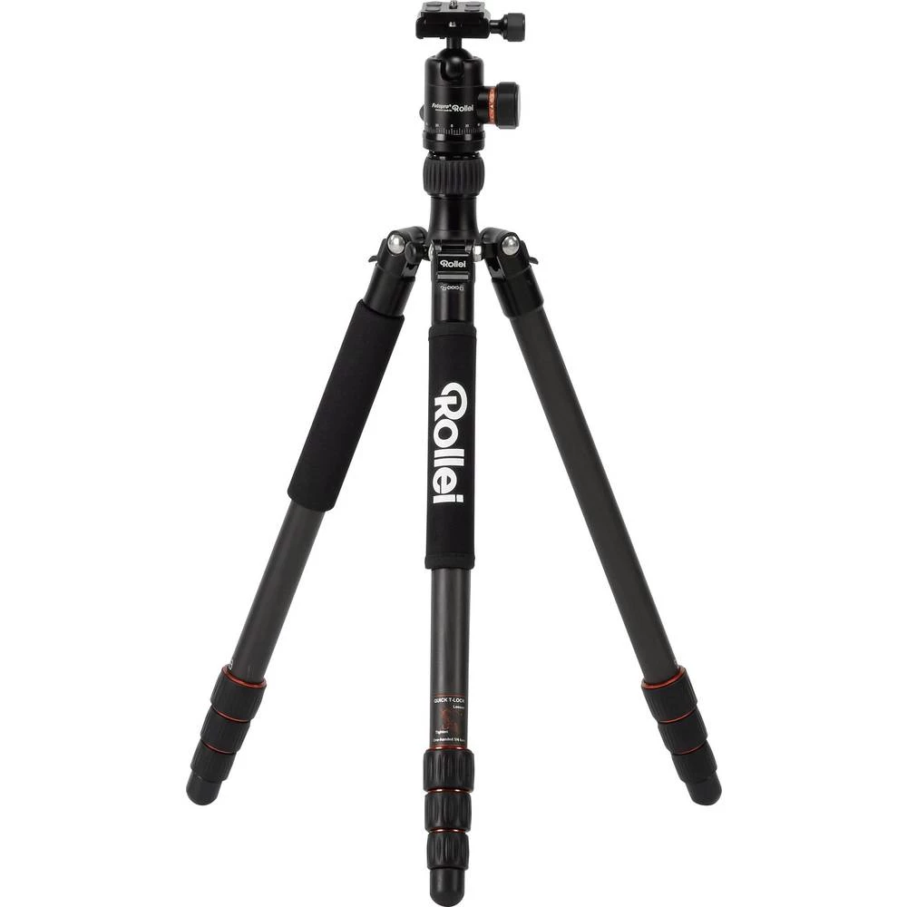 Rollei C5i Carbon Tronožac 1/4 inča Radna visina=11 - 156 cm Karbon crna boja Loptasta glava, 3D naginjanje slika
