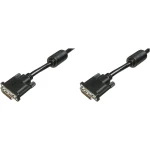 Digitus DVI Priključni kabel [1x Muški konektor DVI, 24 + 1 pol - 1x Muški konektor DVI, 24 + 1 pol] 10 m Crna
