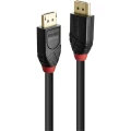 LINDY DisplayPort priključni kabel 5.00 m 41167 pozlaćeni kontakti crna [1x muški konektor displayport - 1x muški konekt slika