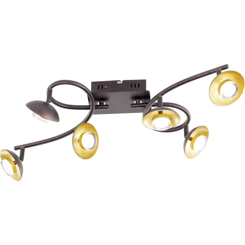 Stropni reflektor 4 W Toplo-bijela WOFI VICENZA 9372.12.23.7000 Smeđa boja slika