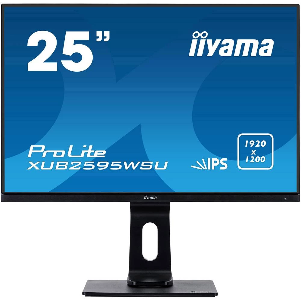 LED zaslon 63.5 cm (25 ") Iiyama ProLite XUB2595WSU ATT.CALC.EEK A (A+++ - D) 1920 x 1200 piksel WUXGA 4 ms VGA, HDMI&trade;, Di slika