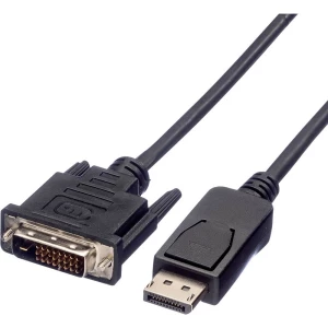 Value DisplayPort priključni kabel 1.50 m 11.99.5608 sa zaštitom crna [1x muški konektor displayport - 1x muški konektor slika