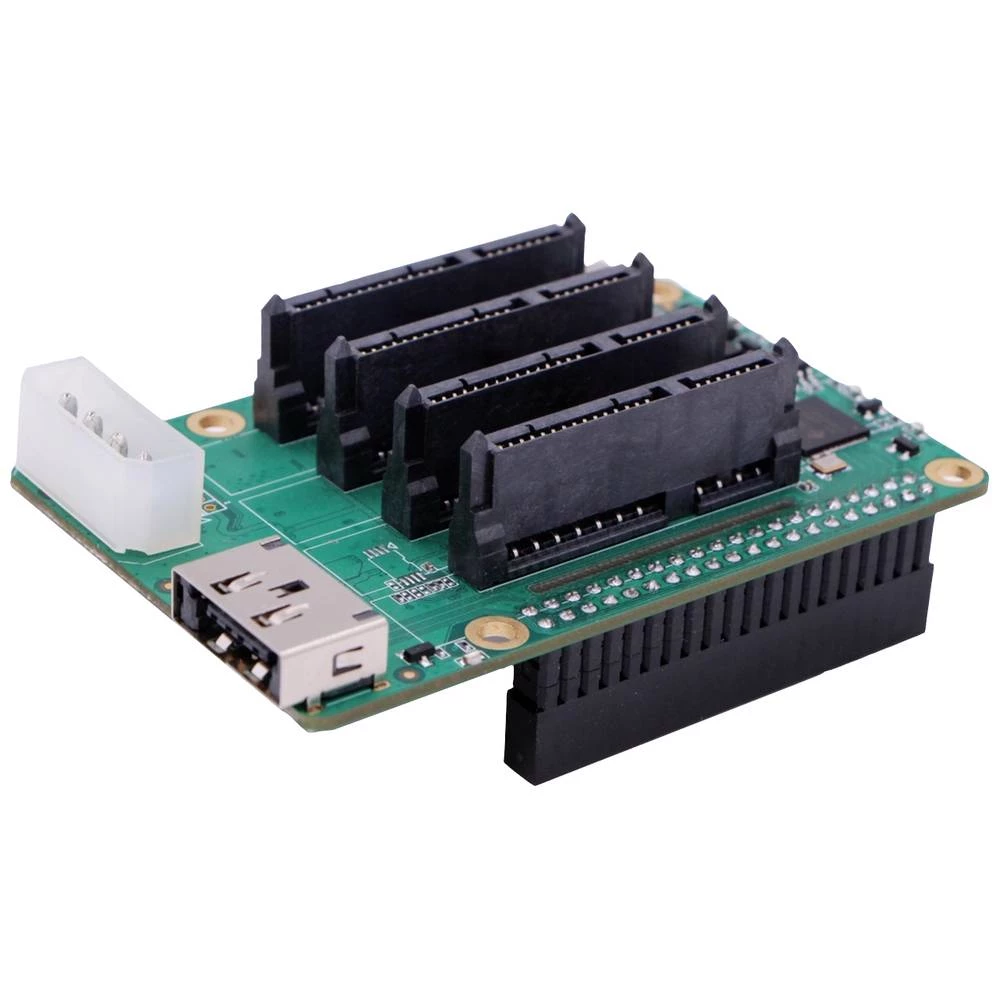 Radxa Rock_SATA-Quad_Hat Raspberry Pi® b+ ploča za proširenje Pogodno za (komplet za razvoj): Rock Pi slika