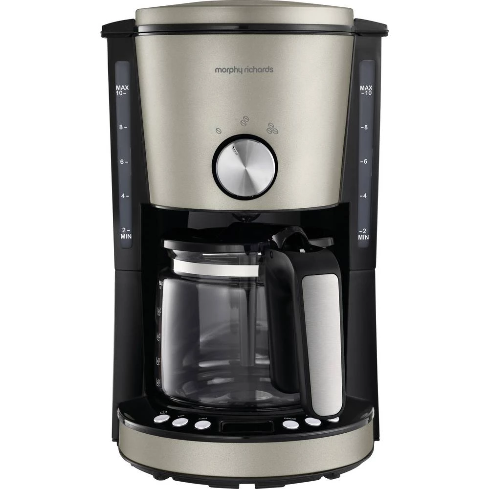 Morphy Richards EVOKE Platin aparat za kavu platinasta Kapacitet čaše=10 funkcija brojača vremena slika