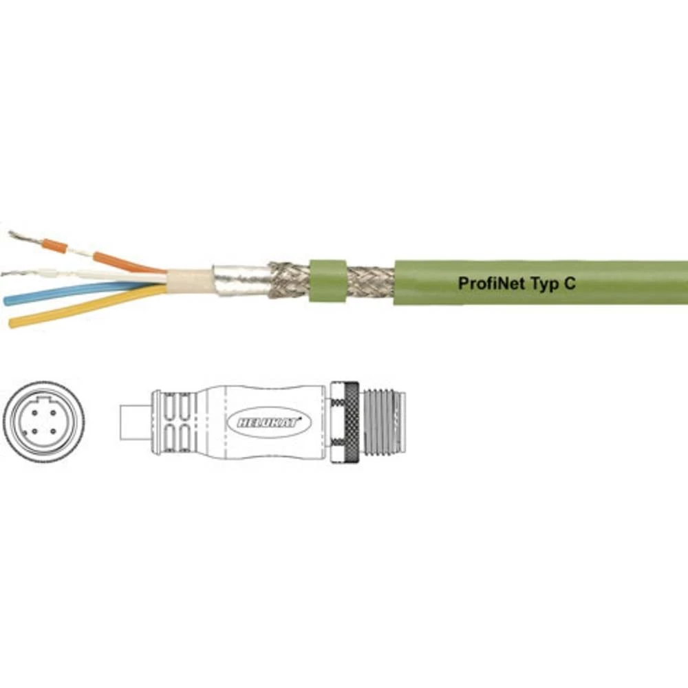 Helukabel 806483-1 priključni kabel za senzor/aktivator M12 ravni muški konektor 2.00 m Broj polova: 4 1 St. slika