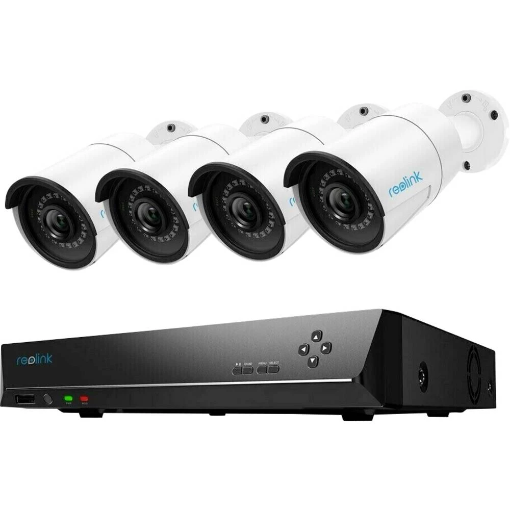 Reolink RLK8-510B4-A rl851a lan ip-set sigurnosne kamere 8-kanalni sa 4 kamere 3840 x 2160 piksel slika