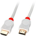 LINDY HDMI priključni kabel HDMI-A utikač, HDMI-A utikač 0.50 m bijela 41410 high speed  HDMI, okrugli, UL certificiran, Ultra HD (4K) HDMI, dvostruko zaštićen, kruti unutarnji vodič HDMI kab slika