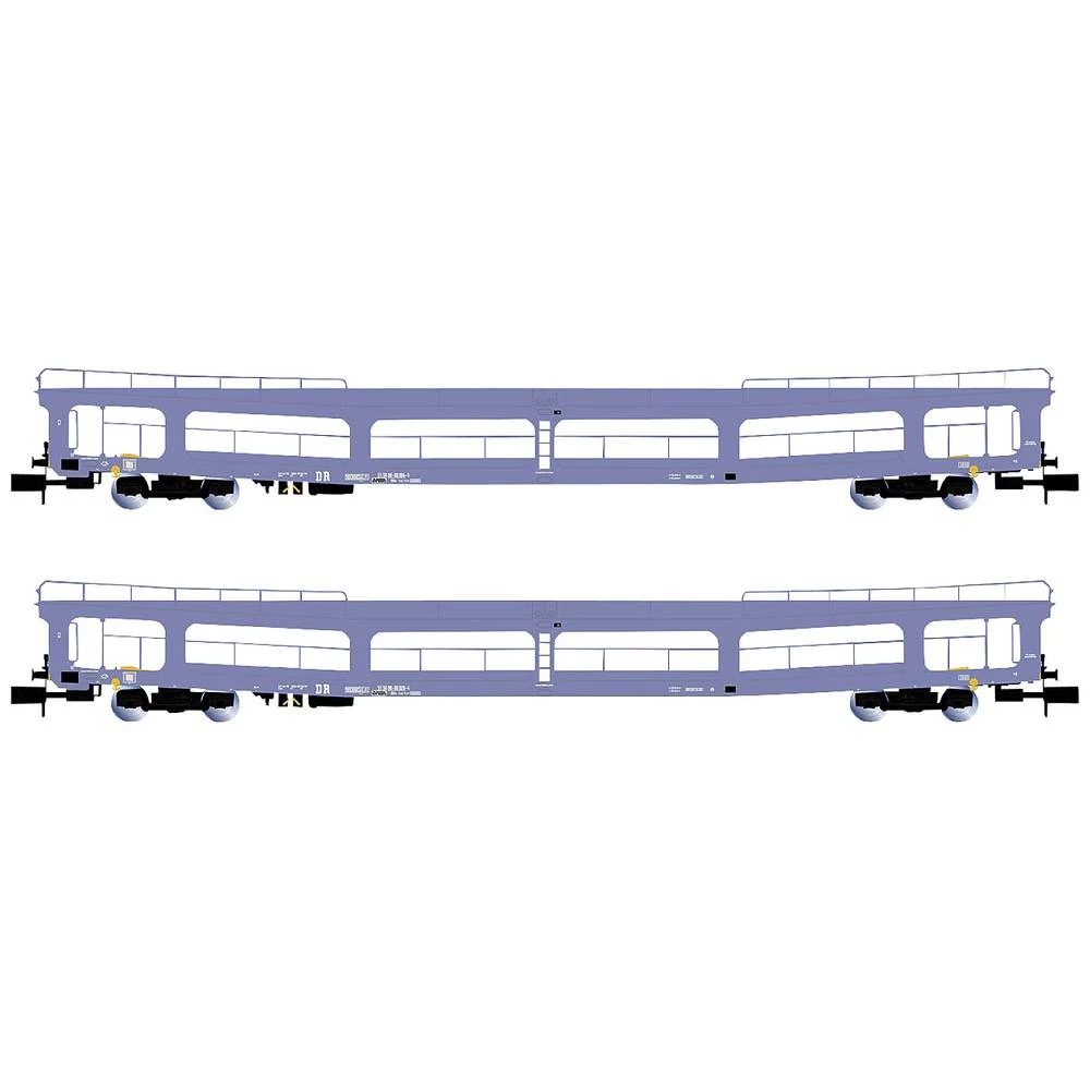 Arnold HN4409 N Set od 2 komada, vagon za prijevoz automobila DDm od DR slika