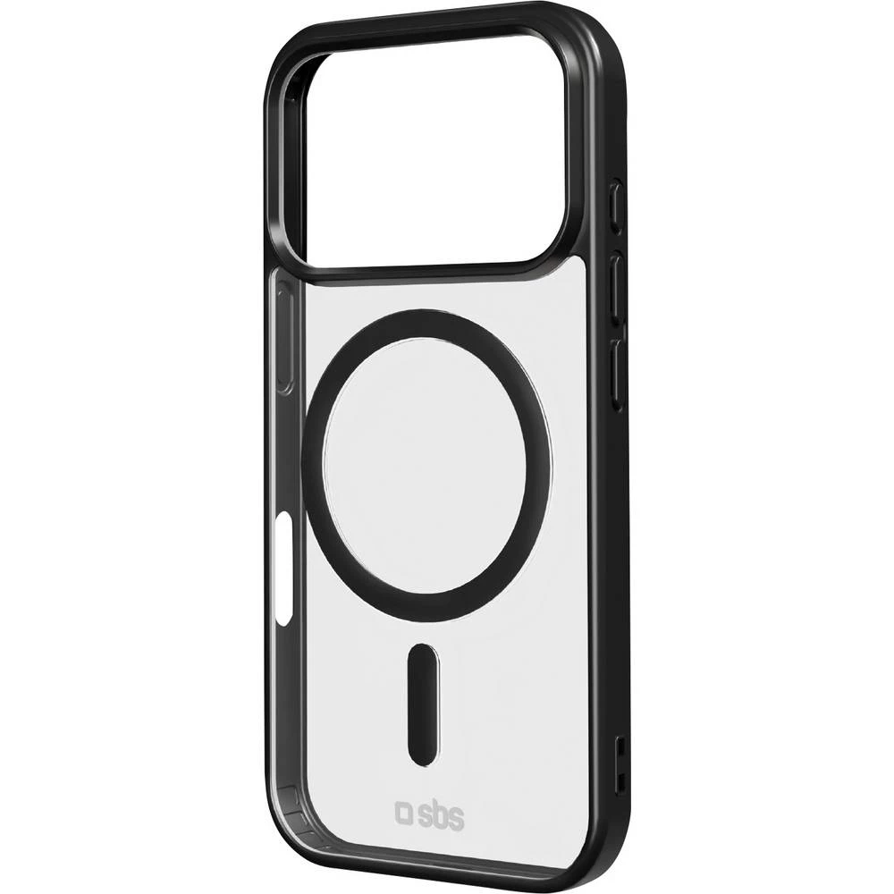 sbs mobile nan etui Apple iPhone 17 Pro prozirna, crna MagSafe kompatibilna TEMAGCOLIP1763PK slika