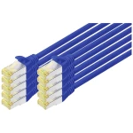 Digitus DK-1644-A-0025-B-10 RJ45 mrežni kabel, Patch kabel CAT 6a S/FTP 0.25 m plava boja  1 St.