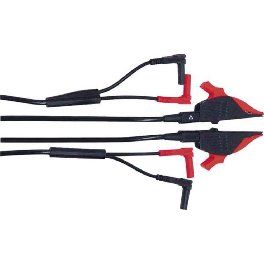 Komplet mjernih vodova [Krokodil spojka - Konektor 4 mm] 120 cm Gossen Metrawatt KC4 slika