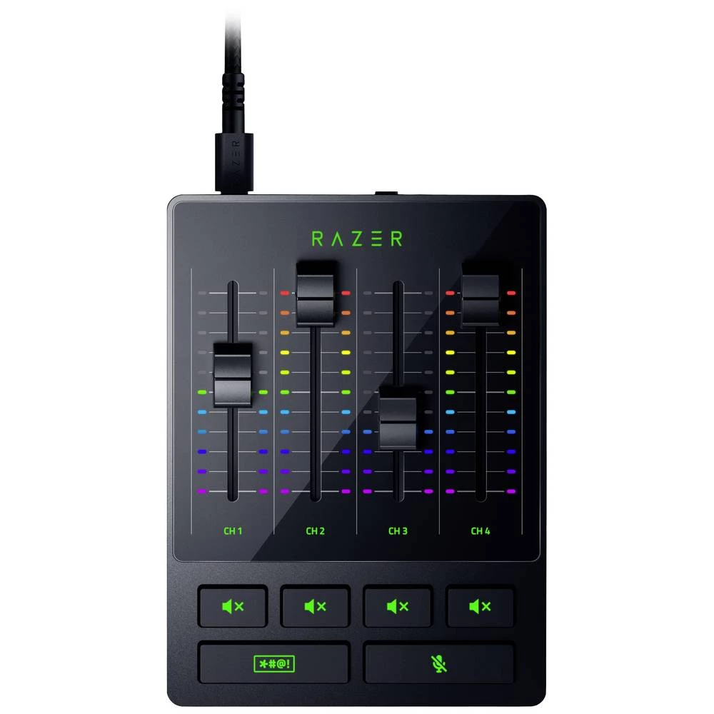 RAZER All-in-one Analog Mixer konzolni miks pulta Broj kanala:4 USB priključak slika