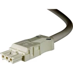 Adels-Contact 14845340 mrežni priključni kabel slobodan kraj - mrežni konektor Ukupan broj polova: 2 + PE bijela 4.00 m 25 St.
