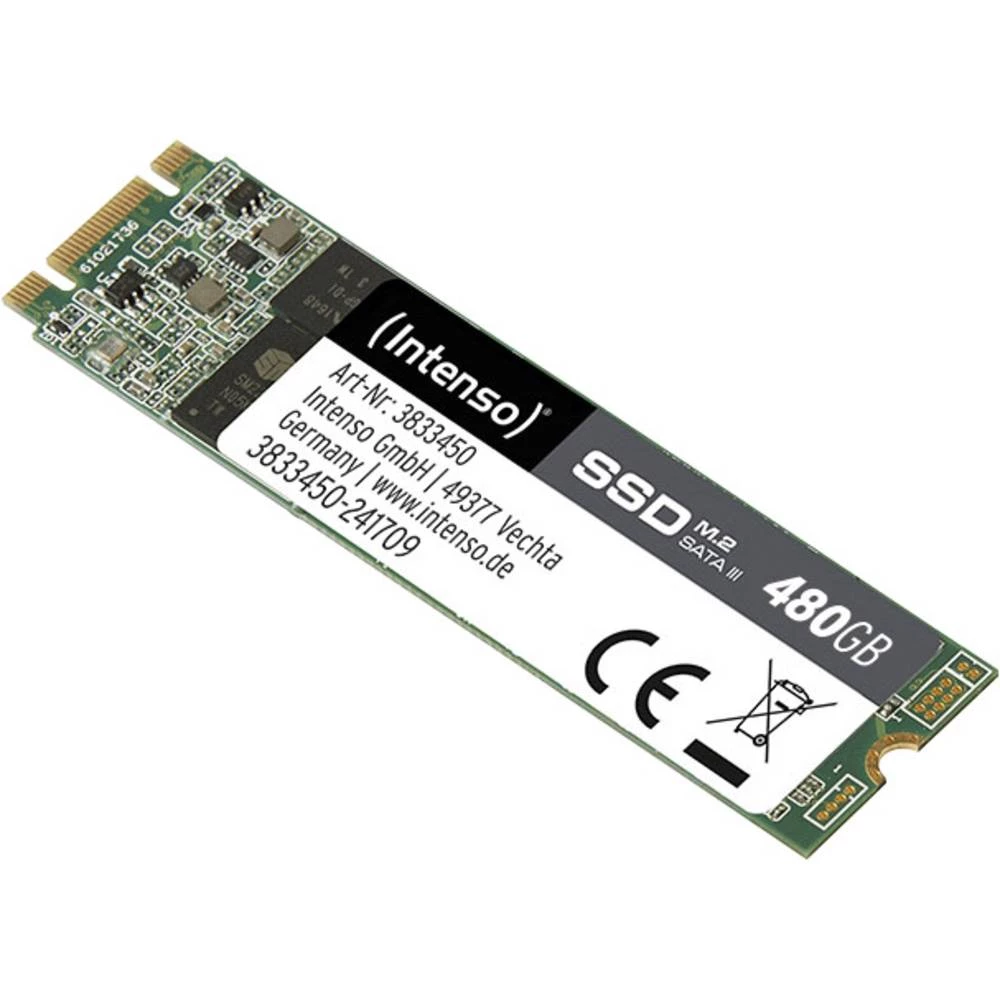 Unutarnji SATA M.2 SSD 2280 480 GB Intenso Maloprodaja 3833450 M.2 slika