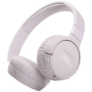JBL Tune 660 NC Bluetooth® HiFi On Ear slušalice na ušima slušalice s mikrofonom, sklopive, poništavanje buke ružičasta slika