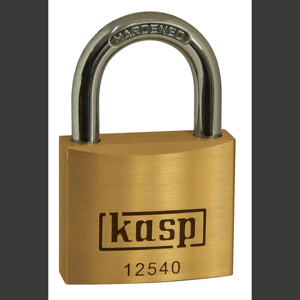 Kasp K12550A1 lokot 50 mm isto zatvaranje zlatno-žuta zaključavanje s ključem slika