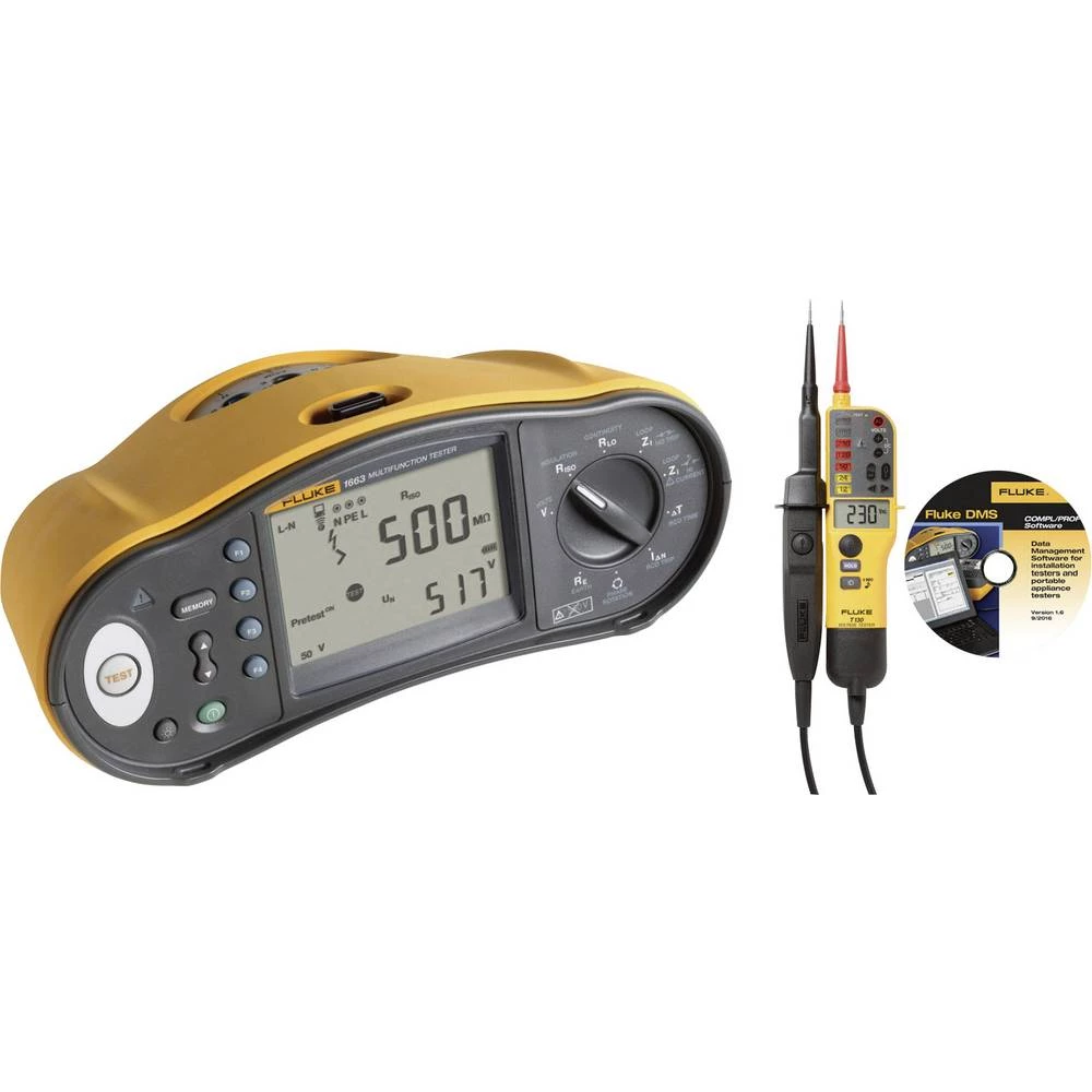Fluke 1663 SCH-TPL KIT/D Set testera za instalacije slika
