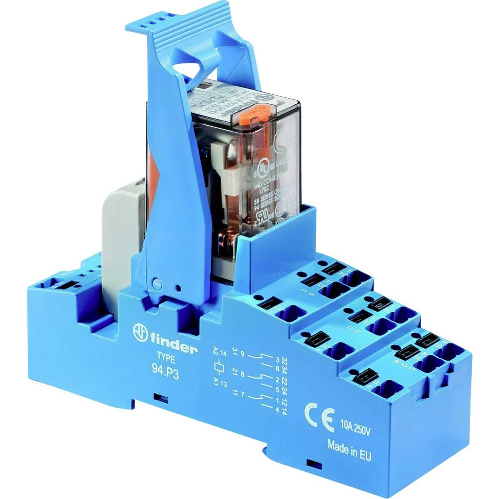 Finder 58.P3.8.110.0060 spojni relej 110 V/AC 10 A 3 prebacivanje  5 St. slika