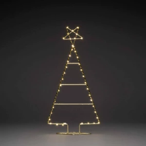 LED božično drvce Jantarna boja LED Konstsmide 1790-880 Mjedena slika