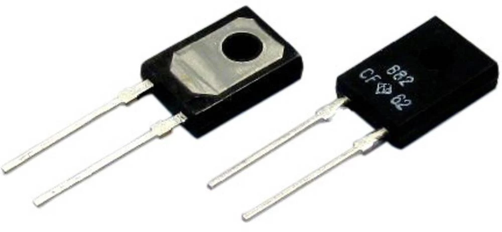 TRU COMPONENTS TCP10S-A500KJTB Snažan otpor 500 kOhm radijalno ožičen TO-126 20 W 5 % 1 ST slika