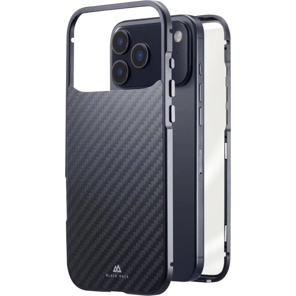 Black Rock 360° Glass etui Apple iPhone 17 Pro Max siva induktivno punjenje 00080472 slika
