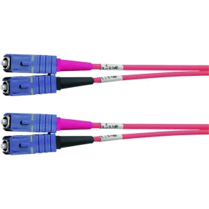 Staklena vlakna Svjetlovodi Priključni kabel [1x Muški konektor SC - 1x Muški konektor SC] 50/125 µ Multimode OM3 3 m Tele slika