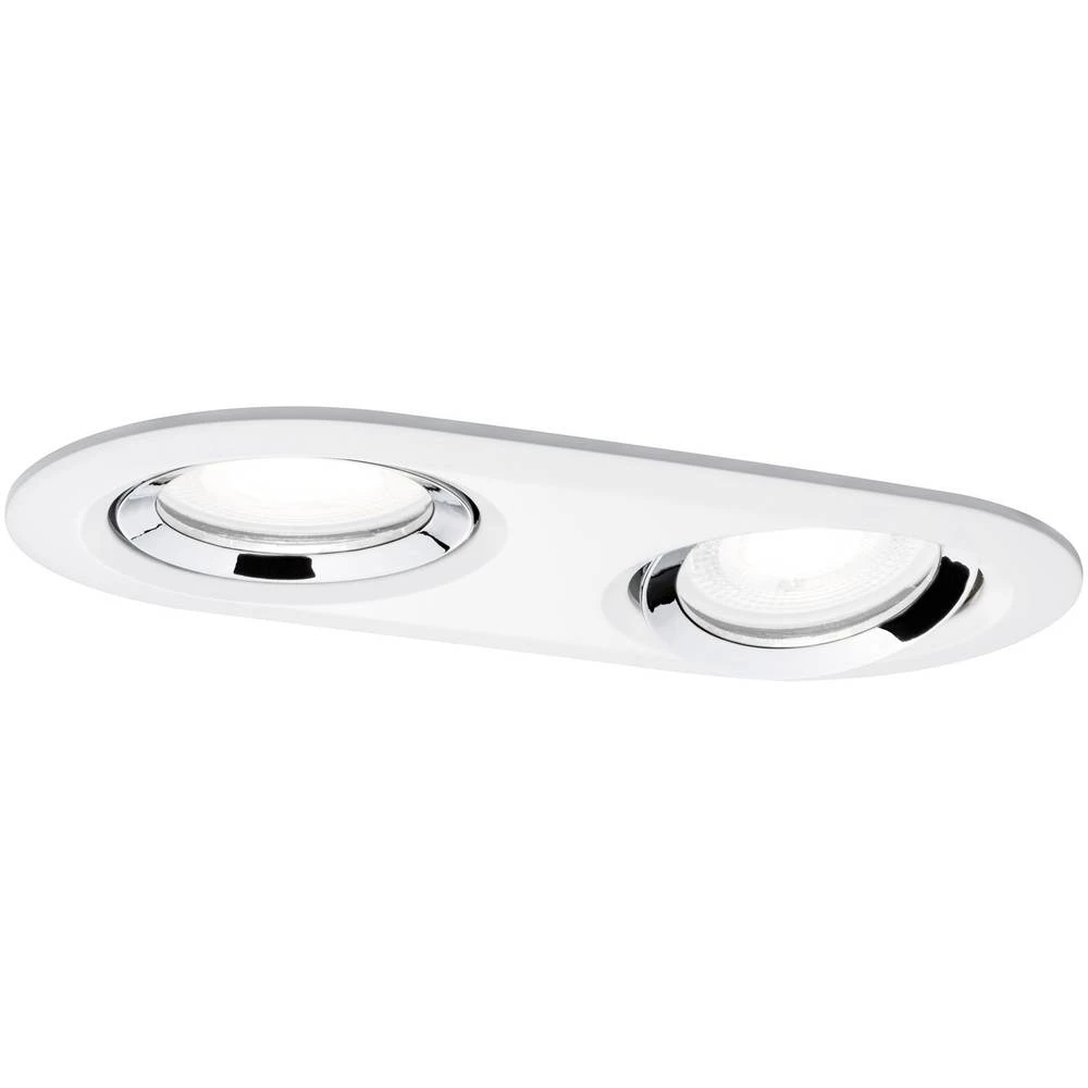 Ugradno svjetlo za kupaonicu LED GU10 12 W IP65 Paulmann Nova Plus Krom boja, Bijela (mat) slika