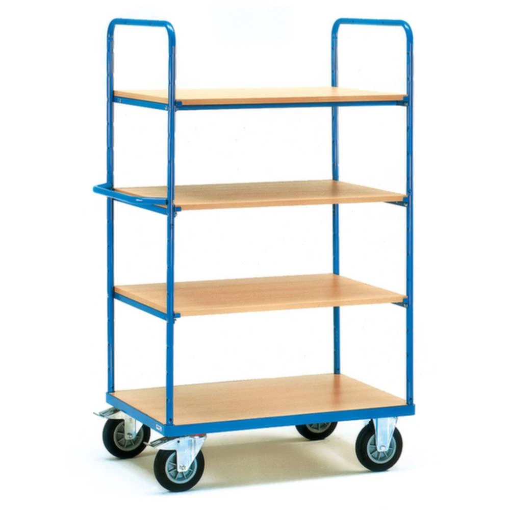 Fetra Hauptartikel 8303 etažna kolica čelik obložen s prahom Opterećenje (maks.): 500 kg briljantno-plava (RAL 5007) boj slika