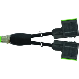 Konektor ventila Y razdjelnik crna  Broj pola:Četvrti 7000-42401-6360100 Murr Elektronik Sadržaj: 1 St. slika