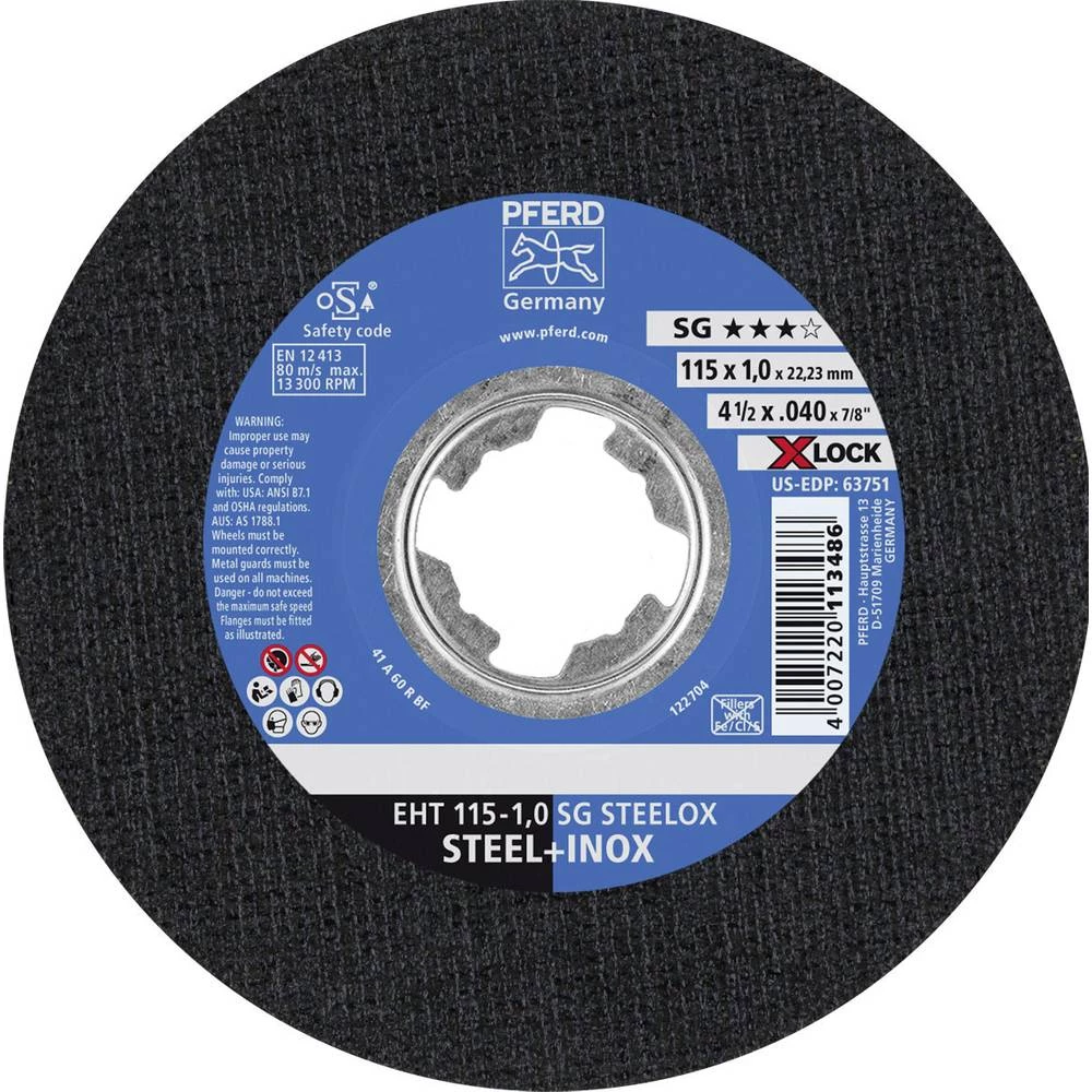 Rezna ploča ravna 115 mm Pferd 61340413 25 ST slika