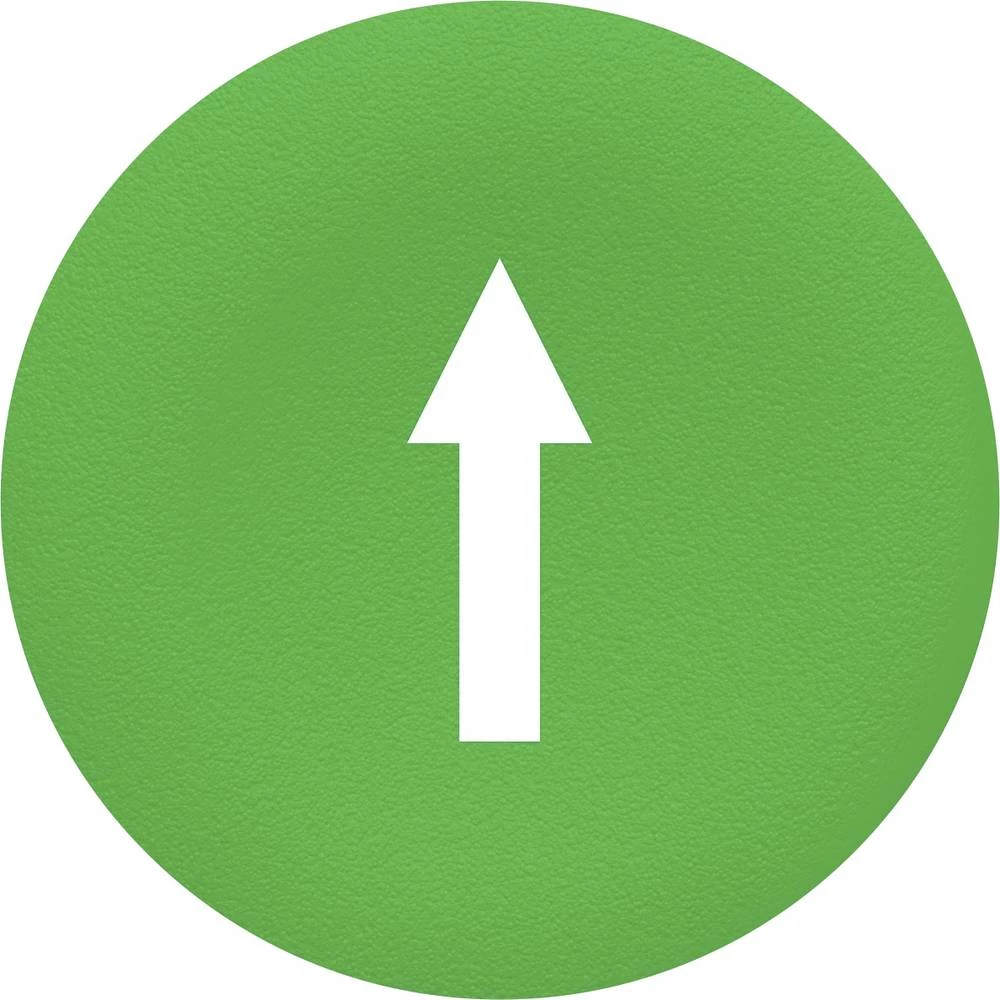 Schneider Electric ZBA7335 poklopac tipke   oznaka strelica zelena 10 St. slika