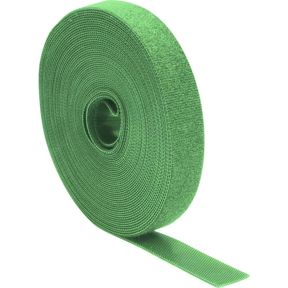Quadrios 25CA522 prianjajuća traka za povezivanje grip i mekana vunena tkanina zelena Roba na metre slika