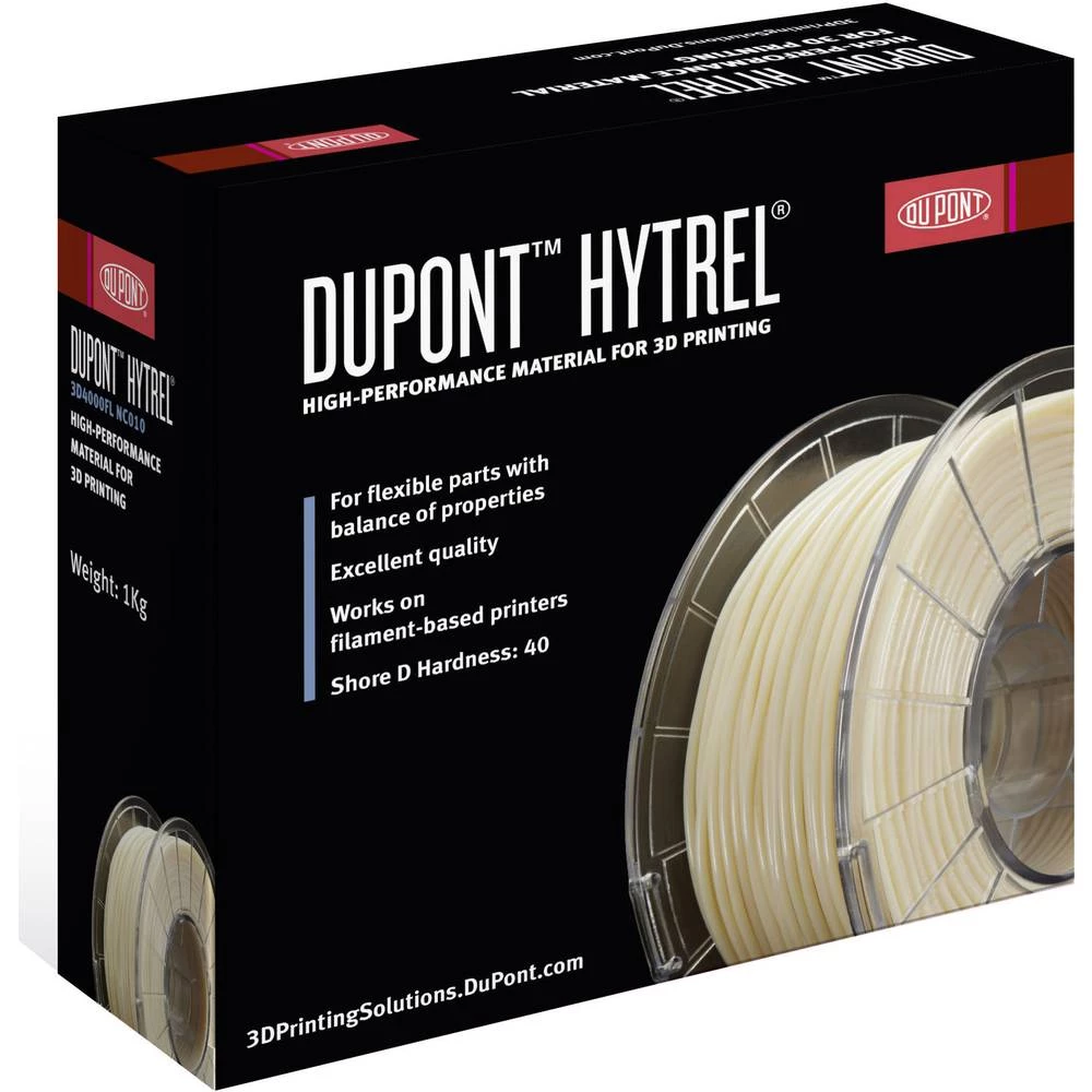 3D pisač filament DuPont Hytrel&reg; 40D Shore TPE 2.85 mm Prirodna 1 kg slika