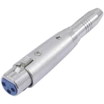 Omnitronic 30226550 XLR adapter [1x XLR utičnica 3-polna - 1x klinken utičnica 6,3 mm (mono)]