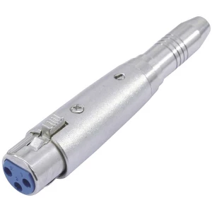 Omnitronic 30226550 XLR adapter [1x XLR utičnica 3-polna - 1x klinken utičnica 6,3 mm (mono)] slika