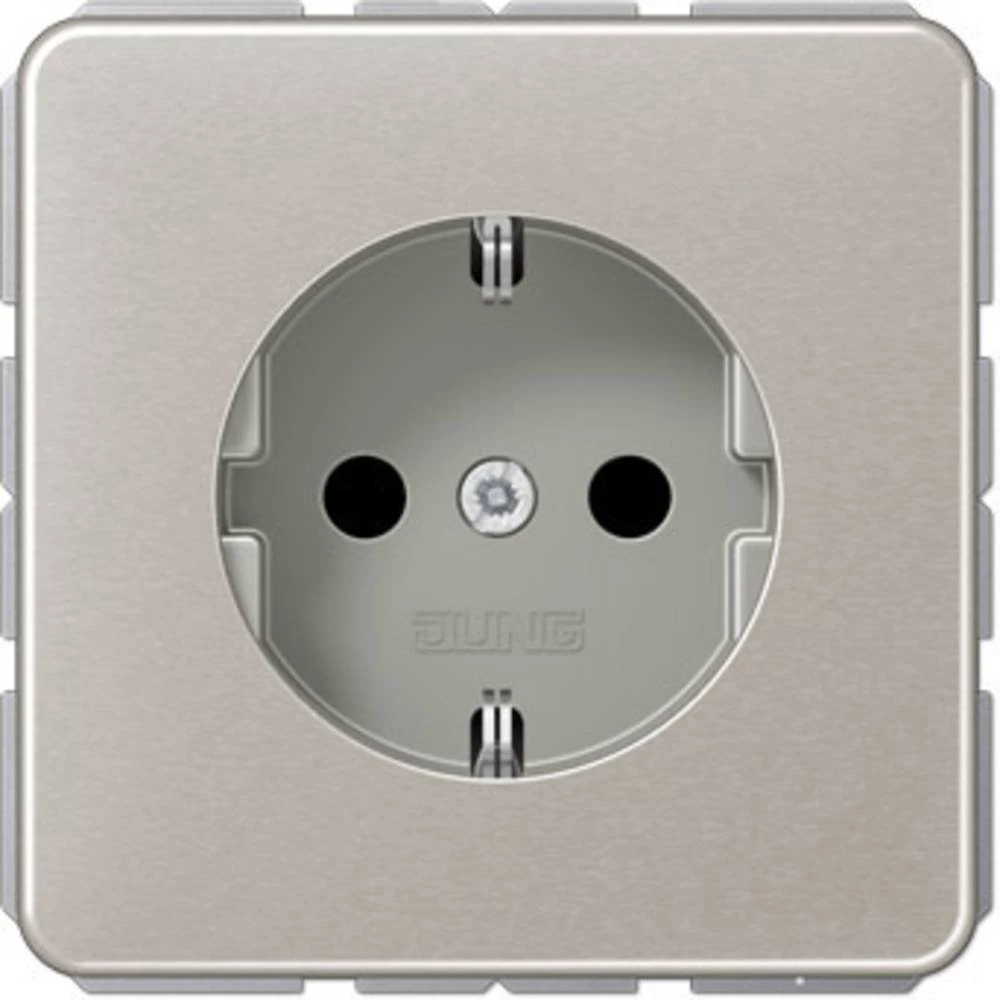 Jung 1-struki Umetak Šuko utičnica Platinasta CD1520KIPT slika