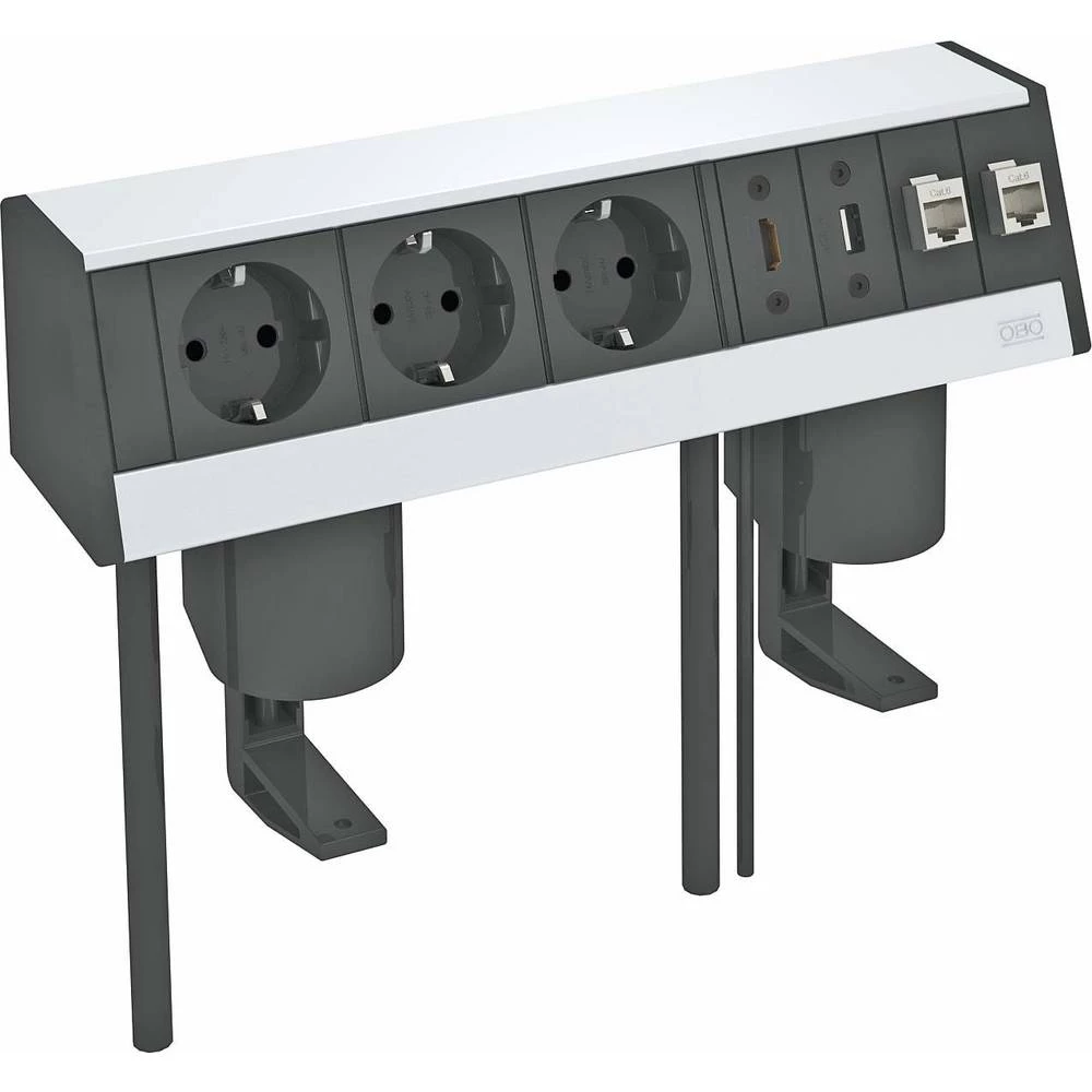 OBO Bettermann 6116961 Stolna utičnica Srebrna slika