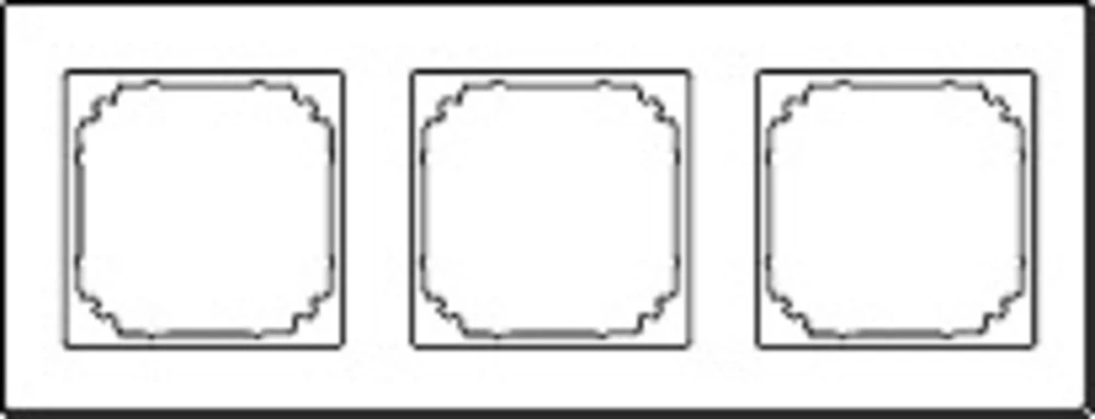 Merten Okvir Poklopac Sustav M Bijela MEG4030-2844 slika