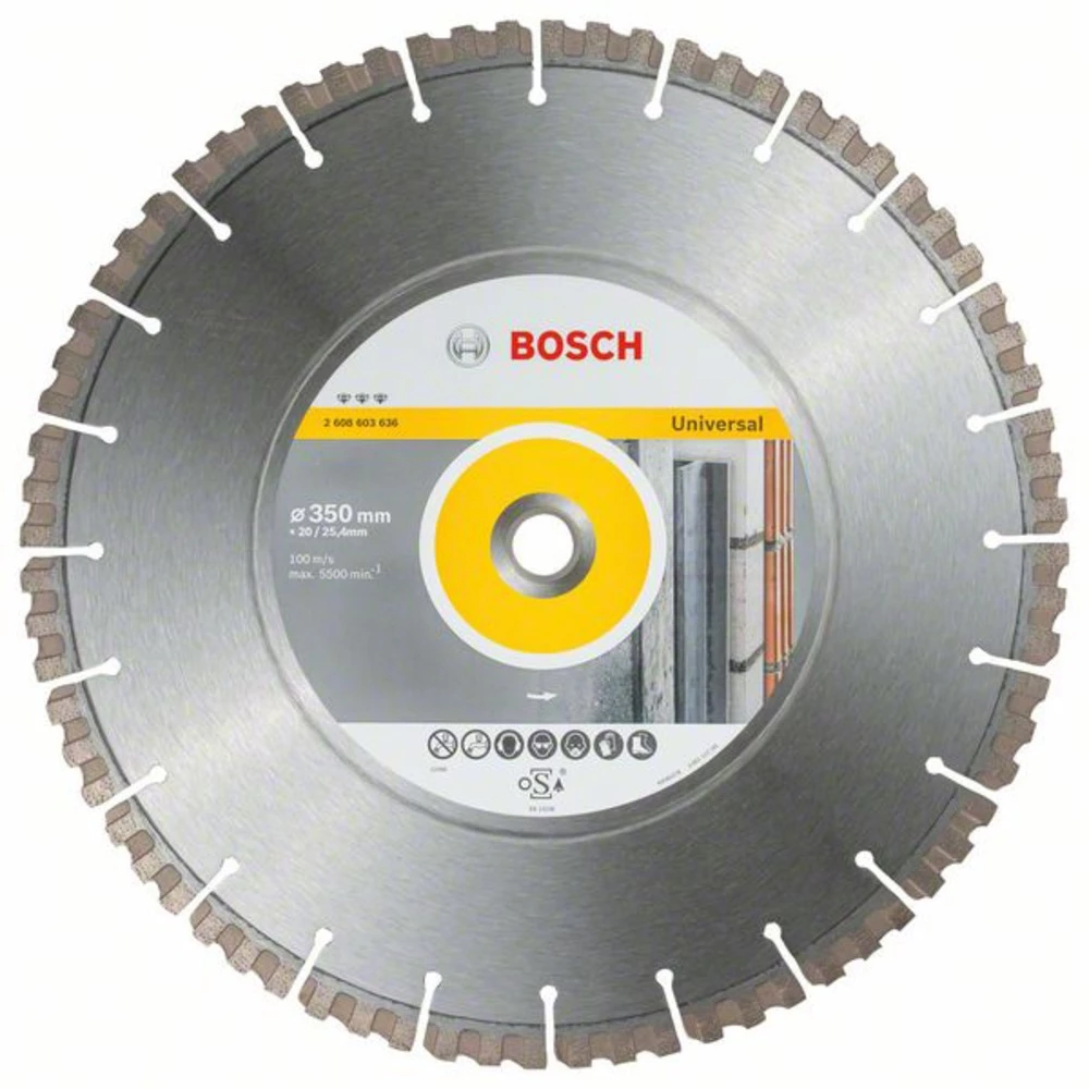 Dijamantna rezna ploča Best for Universal, 350 x 20,00 / 25,40 x 3,3 x 15 mm Bosch Accessories 2608603636 promjer 350 mm 1 ST slika